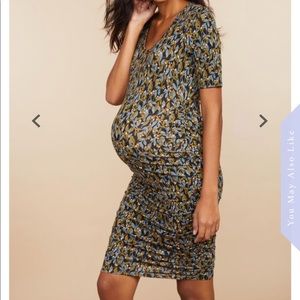 Maternity print dress